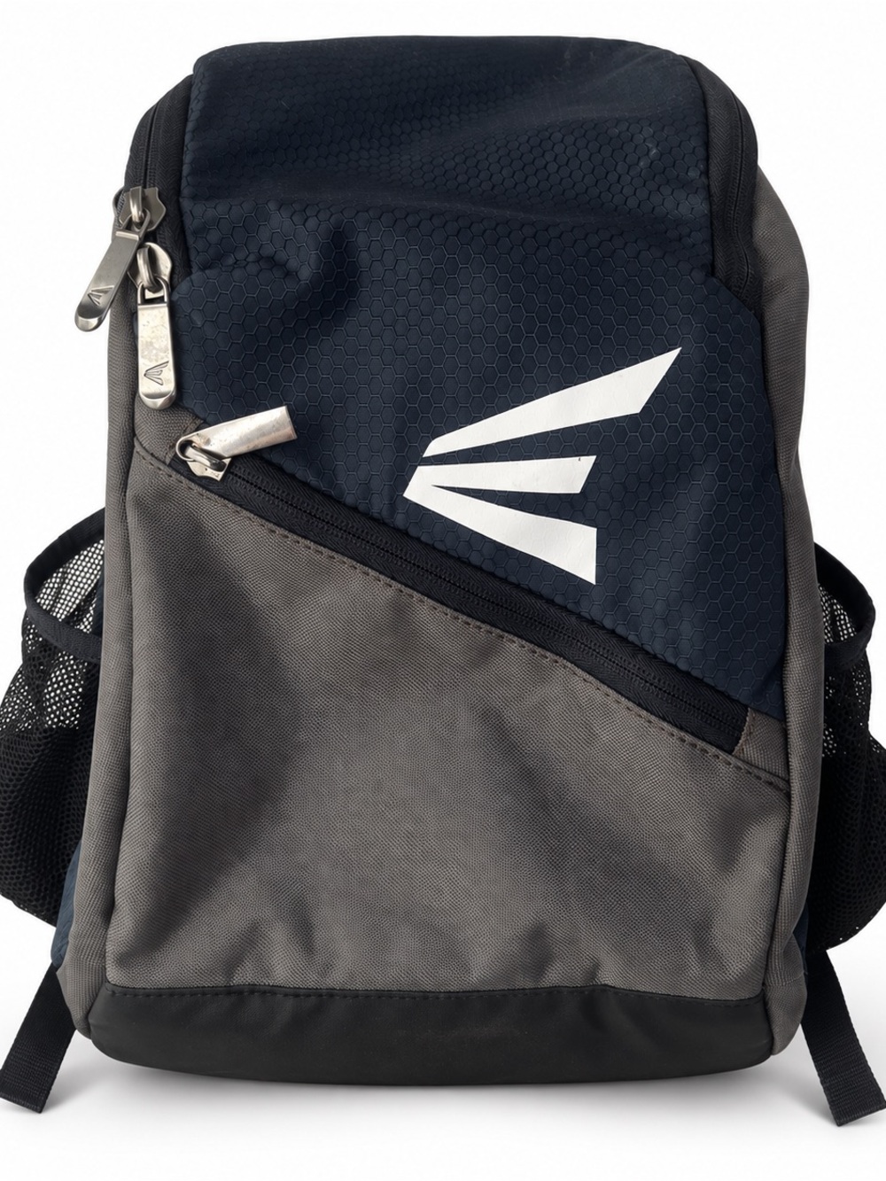 Youth Gray & Navy Compact Sling Bag - Athletic Logo